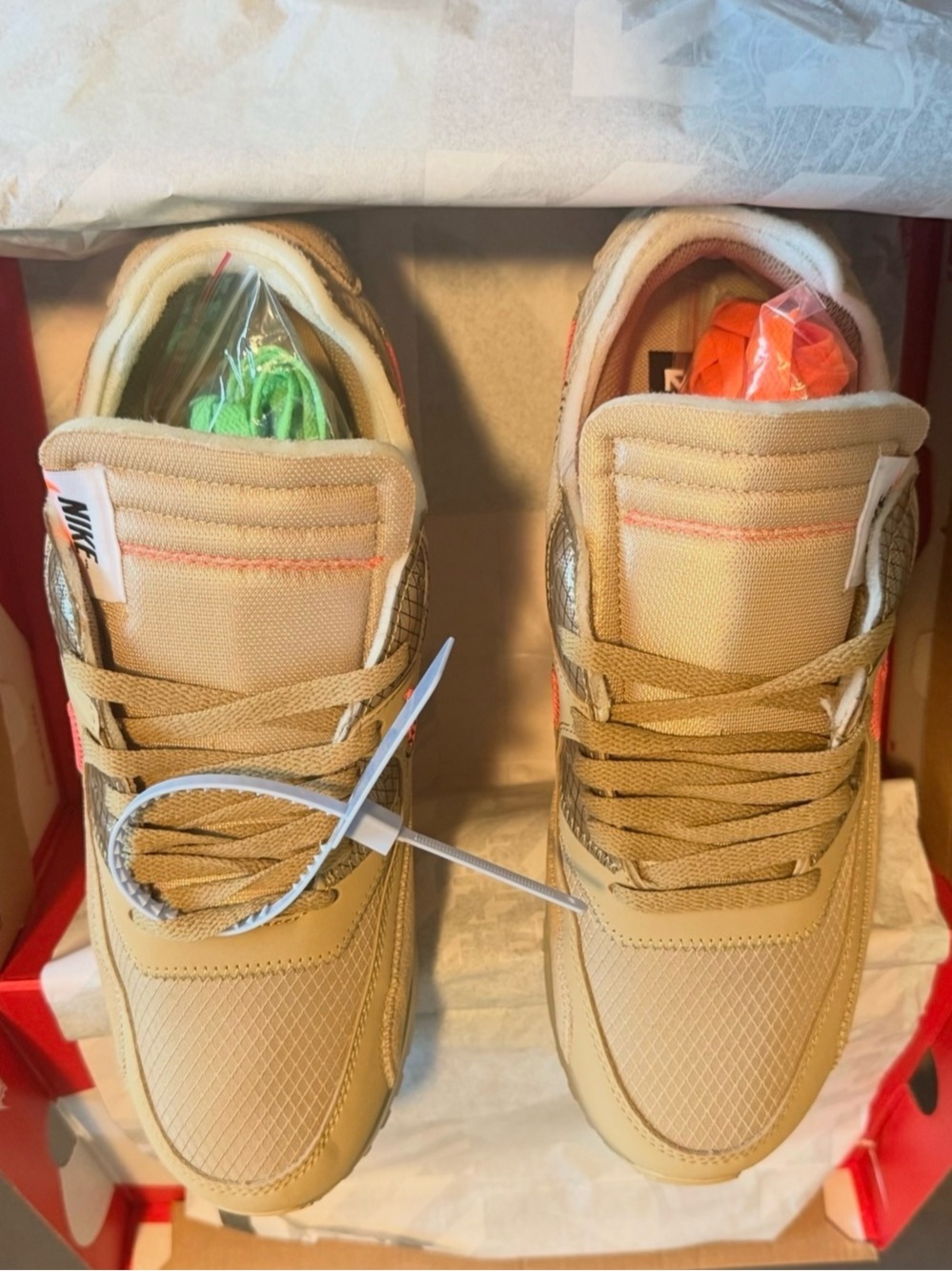 Nike Air Max 90 x Off-White White Men’s Size 9 New With Box - Picture 2 of 10